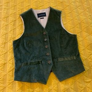 Wildfang Olive Empower Cord Vest